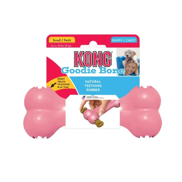 KONG Puppy Goodie Bone Small Pink - Gambar 2