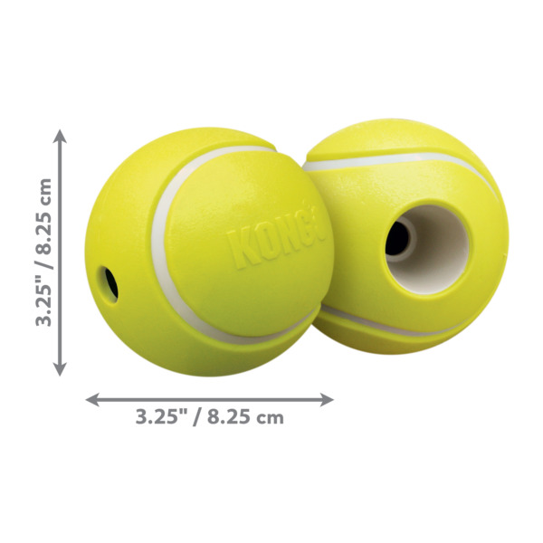 KONG Rewards Tennis Dog Toy Small - Gambar 4