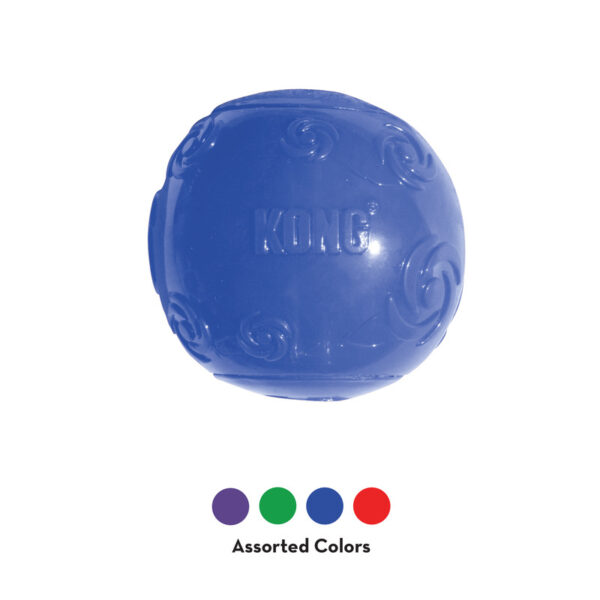 KONG Squeezz Ball Dog Toys - Gambar 3