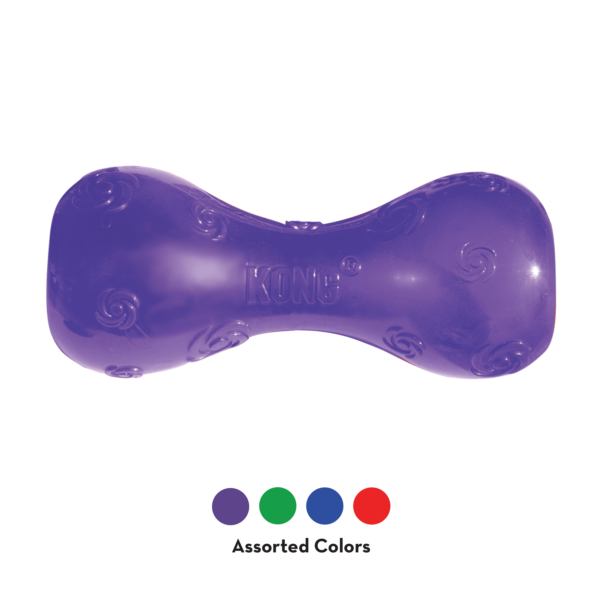 KONG Squeezz Dumbbell Dog Toys - Gambar 6