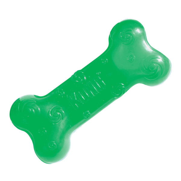 KONG Squeezz Bone Dog Toys - Gambar 4