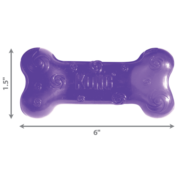 KONG Squeezz Bone Dog Toys - Gambar 2