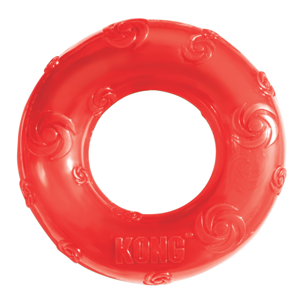 KONG Squeezz Ring Dog Toys - Gambar 5