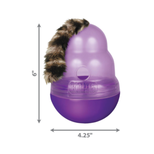KONG Cat Wobbler Mainan Kucing Terbaik Model Dispenser Makanan