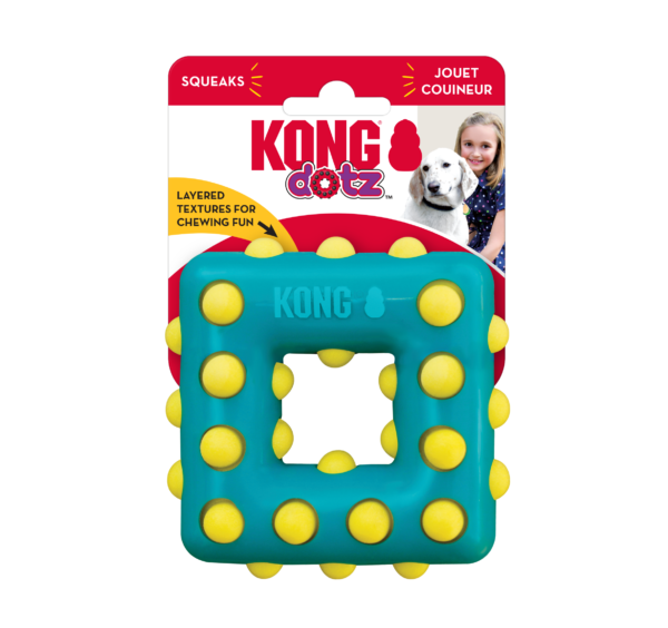 KONG Dotz Square Dog Toys