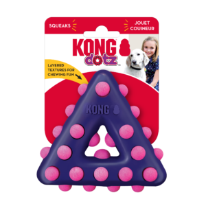 KONG Dotz Triangle Dog Toys