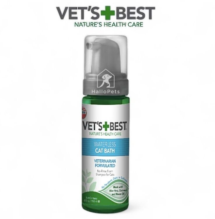 VETS BEST Waterless Cat Bath Shampoo 147ml