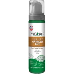 VETS BEST Waterless Dog Bath Shampoo 147ml Shampoo Kering Untuk Anjing