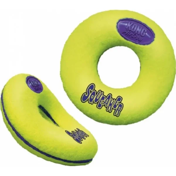 KONG AirDog Squeaker Donut Dog Toy - Gambar 2