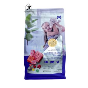 DIYOUKE Cat Food Complete Nutrition Chicken Beef Salmon Formula 1,5Kg